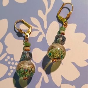 Art glass earrings